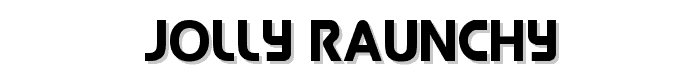 Jolly Raunchy font